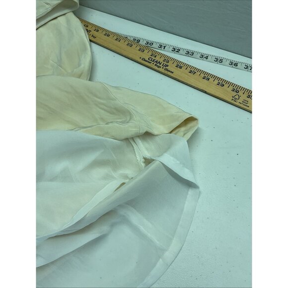 Akris Womens Sleeveless Ivory Shift Dress Size 8 Designer Neutral‎ Layer career - Picture 6 of 11